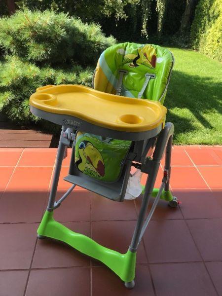 Fotelik Krzesełko do karmienia Baby Design Pepe Jungle Tukan Zielone