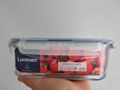 Szklany pojemnik Luminarc 1.22 litra Pure Box nowy