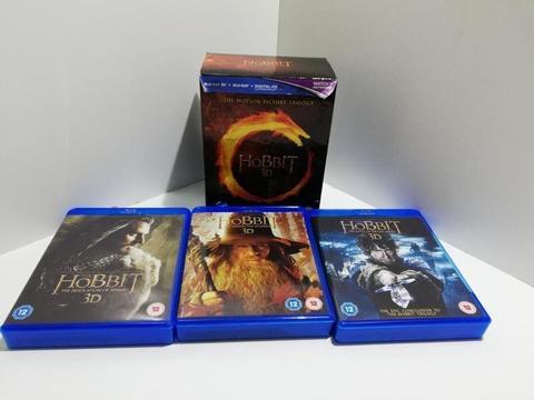 TRYLOGIA FIMÓW HOBBIT THE MOTION PICTURE BLU-RAY