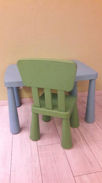 Sprzedam Meble IKEA z serii Mammut: stolik i krzesełko