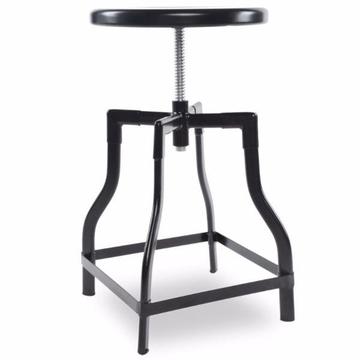 Stołek barowy STANLEY czarny krzesło barowe
