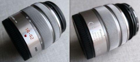Panasonic LUMIX G VARIO 14-42mm/F ASPH. O.I.S. 3.5-5.6 II Srebrny