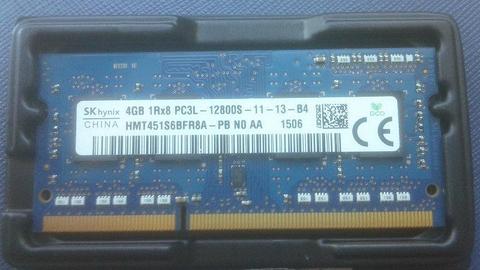 Pamięć Ram Laprop DDR 3 4 GB okazja