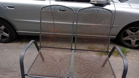 Ławka Ogrodowa Dwu Osobowa Metalowa