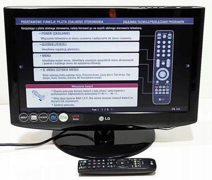 Tv Lcd 19 cali z funkcją monitora LG 19LD320 DVB-T