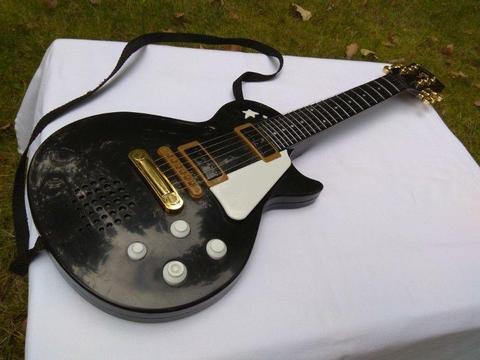 Gitara elektryczna zabawka,czarna