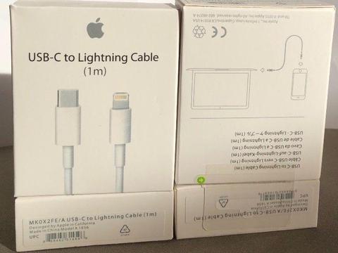 iPhone Apple Przewód kabel z USB-C na Lightning (1 m) > 30 zł./szt