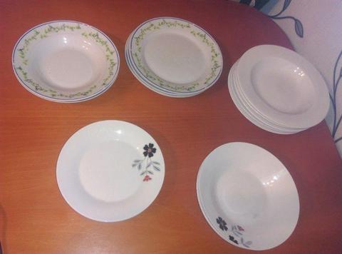 Talerze płaskie i głębokie