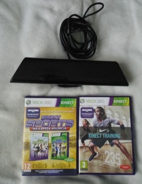 Xbox 360 Kinect + Gry Kinect Sports, Kinect Training