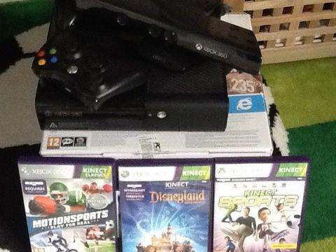 Xbox 360 plus zestaw gier