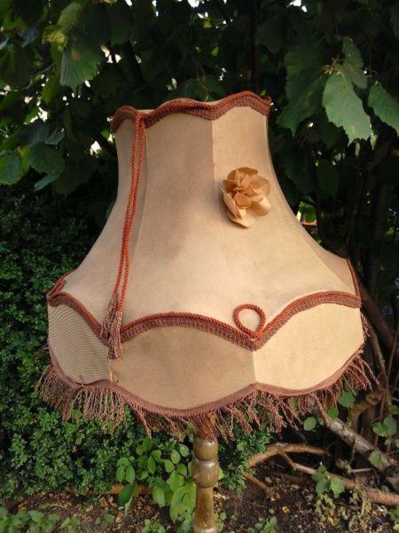 lampa stojąca podłogowa stara retro prl drewniana abażur wysyłka ładna