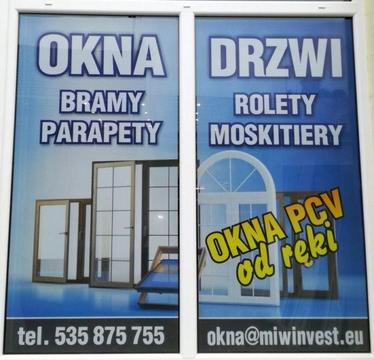 Okna PCV od ręki, drzwi, bramy, rolety, parapety, moskitiery, montaż gratis - Biecz Jasło Gorlice