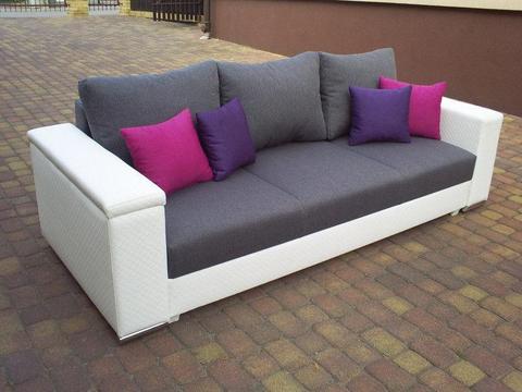 Kanapa/sofa/sprężyny bonell/pikowane siedzisko/150 cm szeroka powierzchnia spania