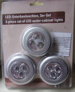 Lampki LED podświetlające 3szt