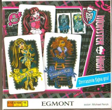 Monster High - gra 48 kart Egmont