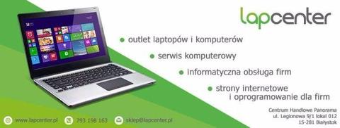 Outlet laptopów biznesowych - LapCenter - Salon Białystok, Gwarancja, Serwis