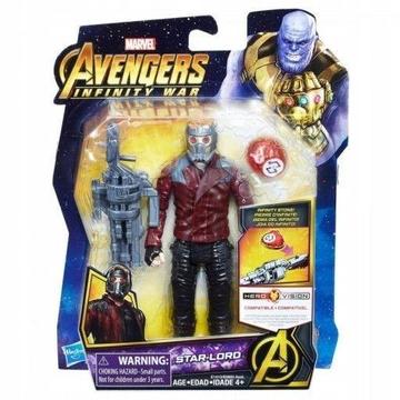 Star Lord Hasbro Avengers Infinity War figurka zabawka Marvel Hasbro dla dziecka/kolekcjonera