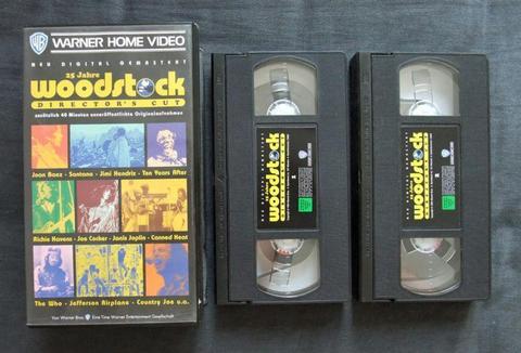Woodstock - 2 kasety VHS, wersja reżyserska, 216 minut