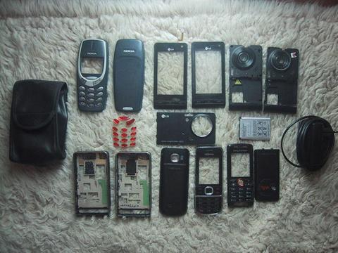 Obudowy oryg itp.Sony-Ericsson W200i,Nokia 2700,3310 lg ku990.Wysyłka