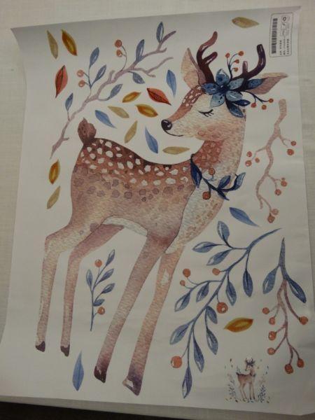 Naklejka do pokoju dziecięcego jelonek