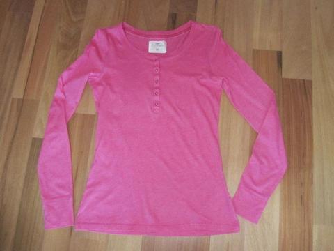 H&M bluzka,koszulka, różowa 158/164,XS/ S, 34/ 36