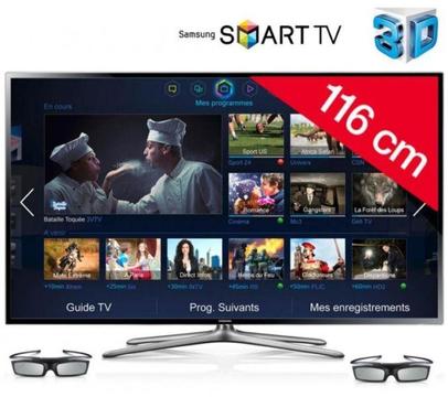 SMART Tv LED Ultra Slim Samsung 3D 46 UE46ES6100 Wi-Fi 20Hz