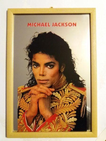 Lustro z wizerunkiem Michaela Jacksona