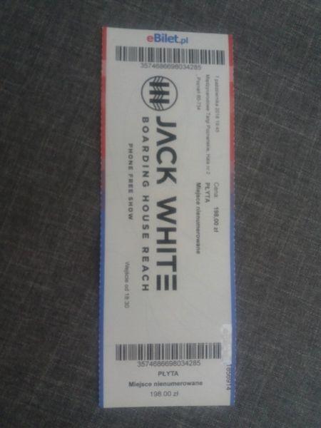 Sprzedam bilet Jack White 07.10 Poznań :)