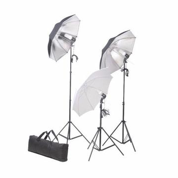 Zestaw studio: oświetlenie, statywy i parasole(190041)