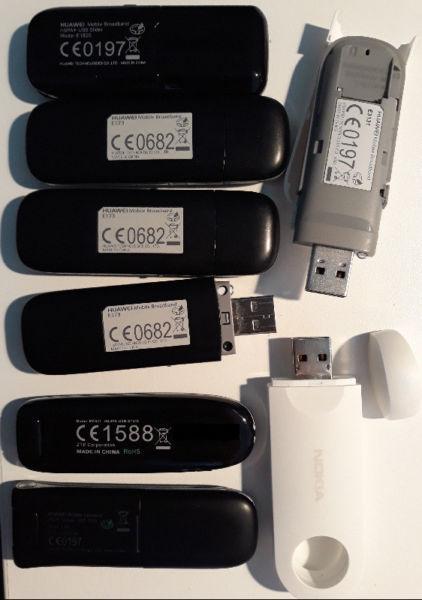 Modem USB Huawei E173, E180, E3131, E1820; ZTE MF631; Nokia 21M-01