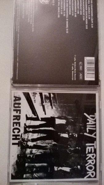 CD:DAILY TERROR-Aufrecht z 1984 Aggressive RockProdukt. i ENDSTUFE-Skinhead Rock'N'Roll z 1990 R-O-R