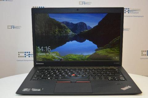 Ultra cienki Lenovo Carbon i7 8GB 180GB SSD Intel HD Gwarancja Kl. A+