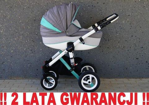 Wózek ADAMEX BARLETTA RAINBOW 2w1 - świetny stan !! WYSYŁKA !!