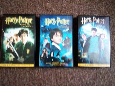 Harry Potter na VHS + ksiazka 950 str