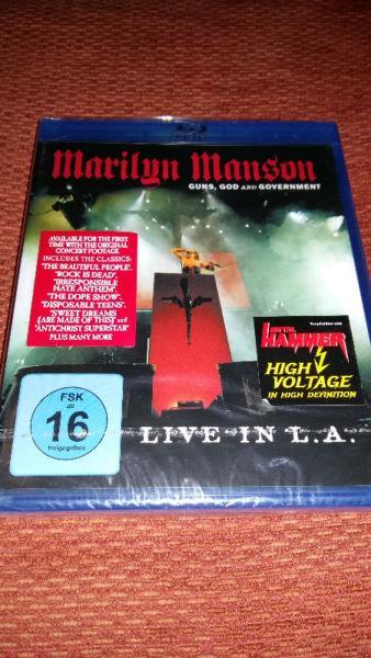 Marilng Manson LIVE IN L.A.(blu- ray)- NOWA zafoliowana