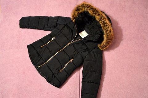 Nowa kurtka kurteczka zimowa pikowana rozm.134 dla dziewczynki ZARA