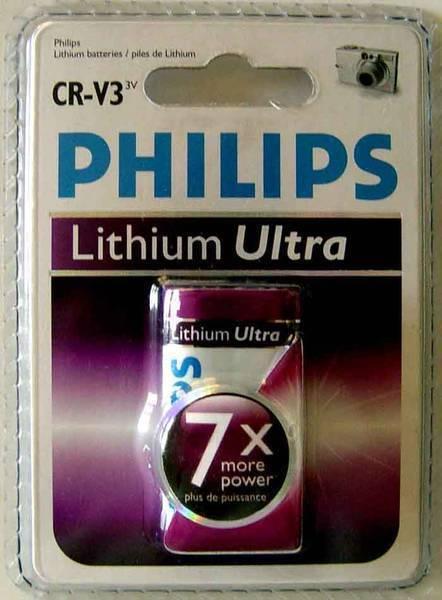 bateria philips CR-V3 lithium Ultra