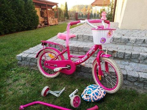 Różowy rowerek 16