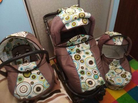 Okazja wózek 3w1 w doskonałym stanie + dodatki TANIO