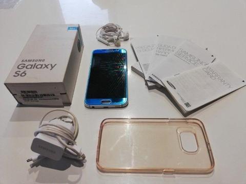 Samsung Galaxy S6 Niebieski IDEAŁ