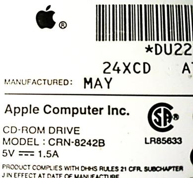 [Sprawny] Napęd Apple iMac CD 24x, G3, ATA