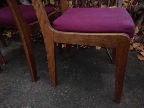 krzesło krzesła 296 / B R. Hałas prl 4 sztuki retro wysyłka var stare