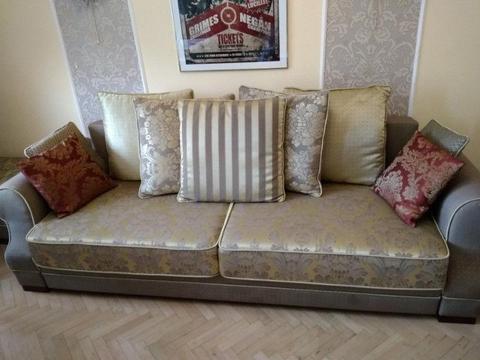Sofa kanapa rozkładana z funkcją spania +pufa