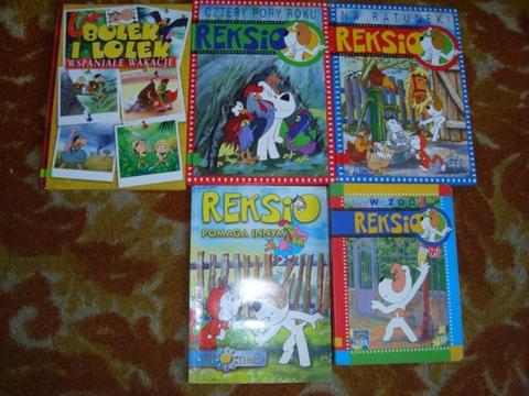 Reksio-Bolek-Lolek-Zwierzęta-Auta-książki - bajki dla dzieci