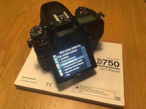 Nikon D750 - Warszawa - idealny stan