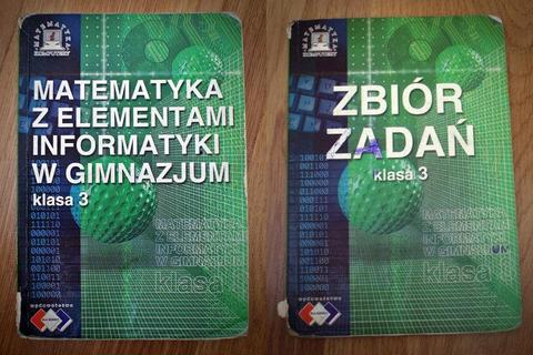Matematyka z elementami informatyki w gimnazjum - klasa 3 - ZESTAW!