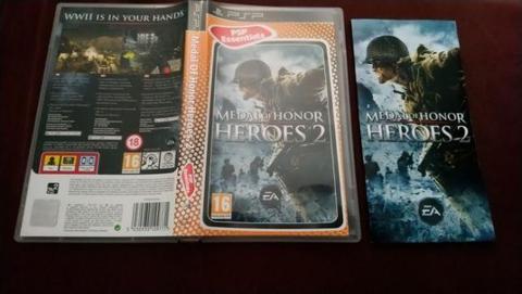 Sprawna gra Medal of Honor Heroes 2 na konsolę sony psp