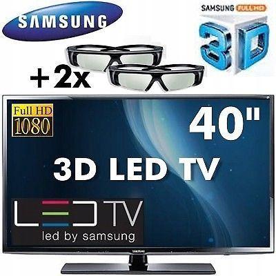 Tv Led Ultra Slim 40 cali Samsung 200 Hz UE40EH6030 okulary 3D