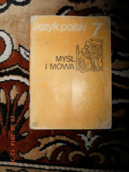 sprzedam: Język Polski 7 Myśl i Mowa