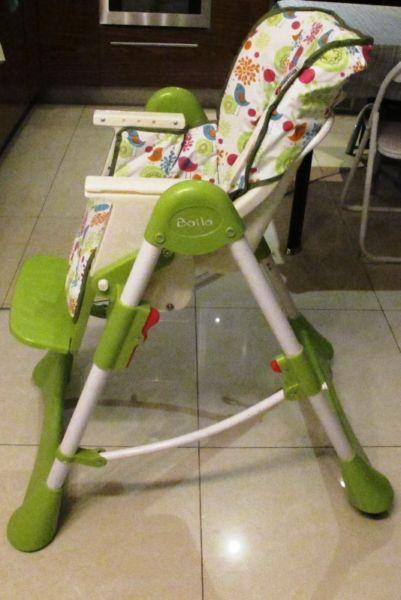 Krzesełko do karmienia Euro-cart Baila (pistacjowe)